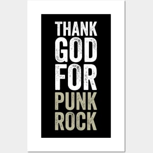 Thank god for punk rock Posters and Art